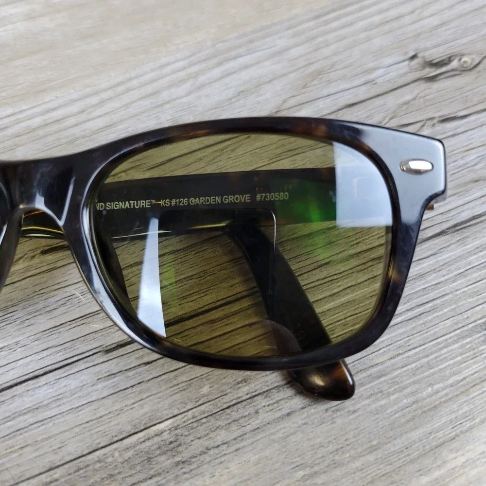 Kirkland Signature Eyeglasses Frames KS #126 Garden Grove Tortoise 51-18-140 - Picture 10 of 14